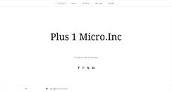 Desktop Screenshot of plus1micro.com